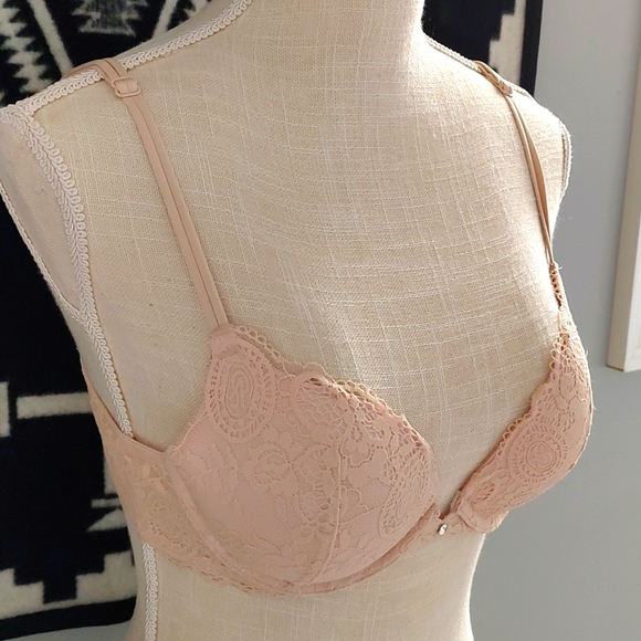 🧁 Vintage EUC Victoria's Secret Very Sexy PushUp Lace Underwire Convertible, 36 - Picture 3 of 13